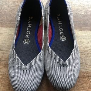 Rothy's "The Flat" in Charcoal, Size US 7.5